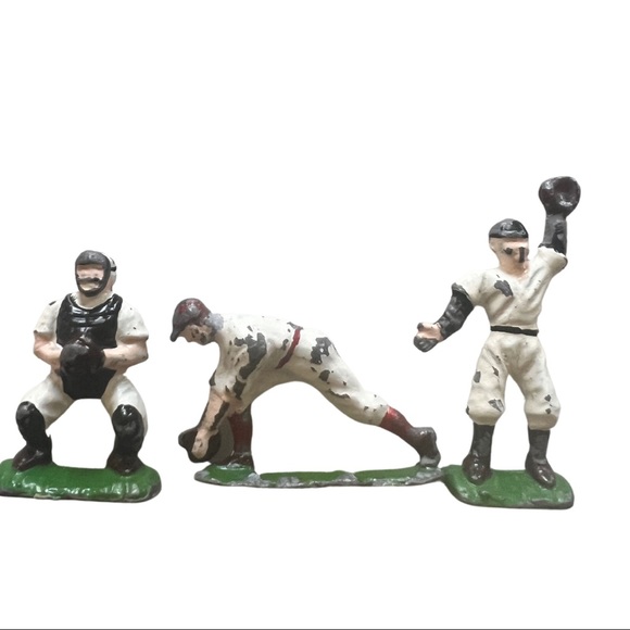Other Vintage Baseball Figurines Set Of 3 Poshmark